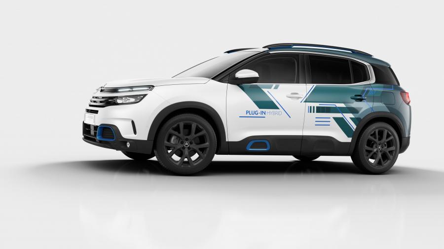  Citroen C5 Aircross SUV Hybrid Concept 2018 года  (фото 4 из 24)